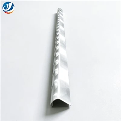 Trim Aluminium Disikat Sudut Bulat