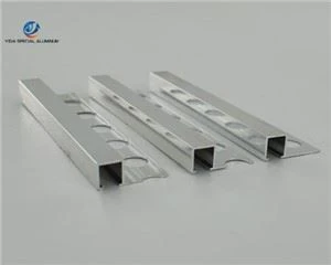 Kemasan Jubin Tepi Persegi Aluminium Bersalut Berkilat